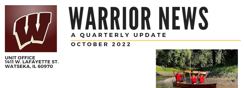Warrior News: A Quarterly Update October 2022