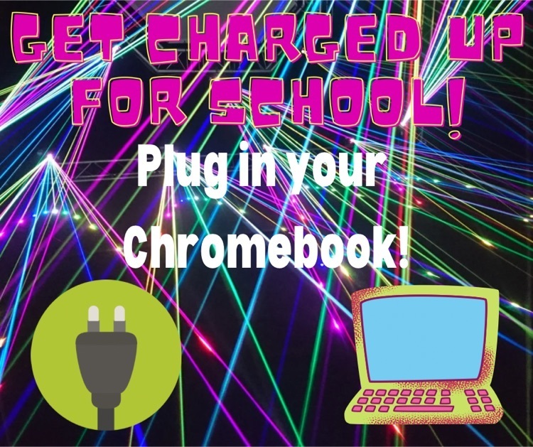 Plug in your chromebook!