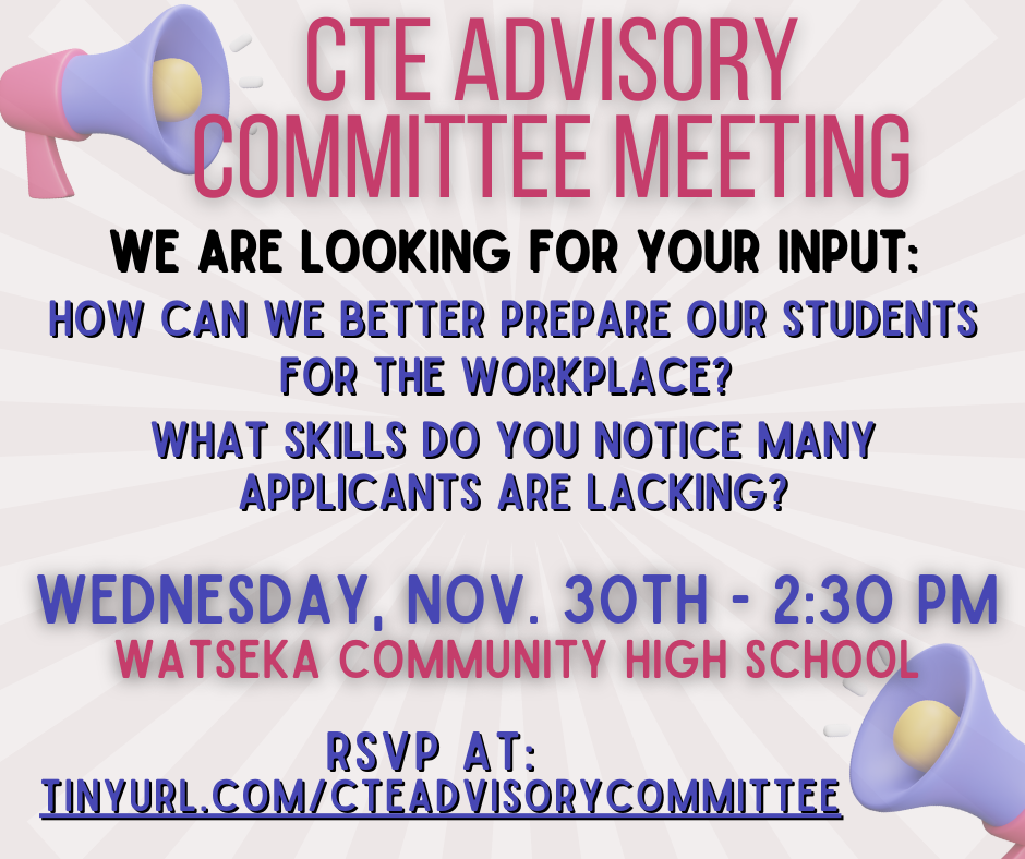 CTE Advisory Committee Meeting