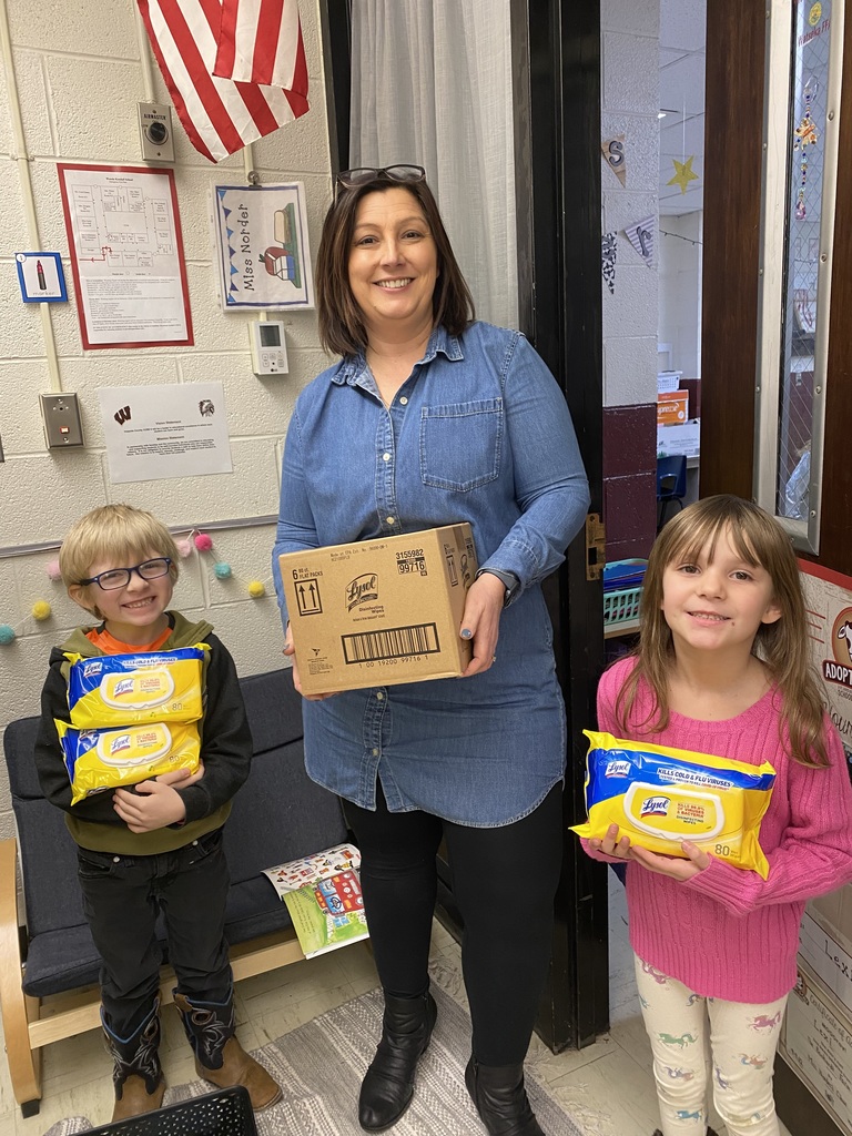 Iroquois County CUSD #9 in Watseka would like to express our gratitude to the Frontline Impact Project and Lysol US for their remarkable donation of 30,000 Lysol Wipes to our district. As we navigate through the cold and flu season, these wipes will play a crucial role in keeping our students and staff healthy.  
